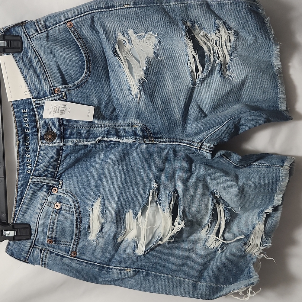American Eagle Outfitters Hi-Rise Tom girl Bermuda Shorts size 10 NWT